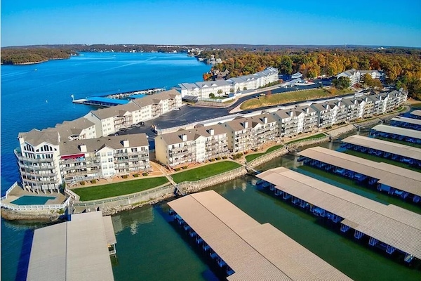 Aerial view of complex