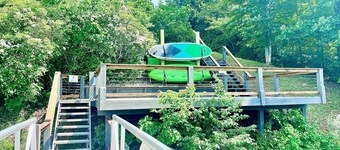 LAKE COTTAGE on deep water w/ MILLION $$ views! Newly Renovated HGTV style decor