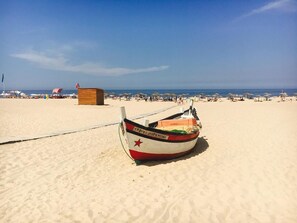 Vlak bij het strand