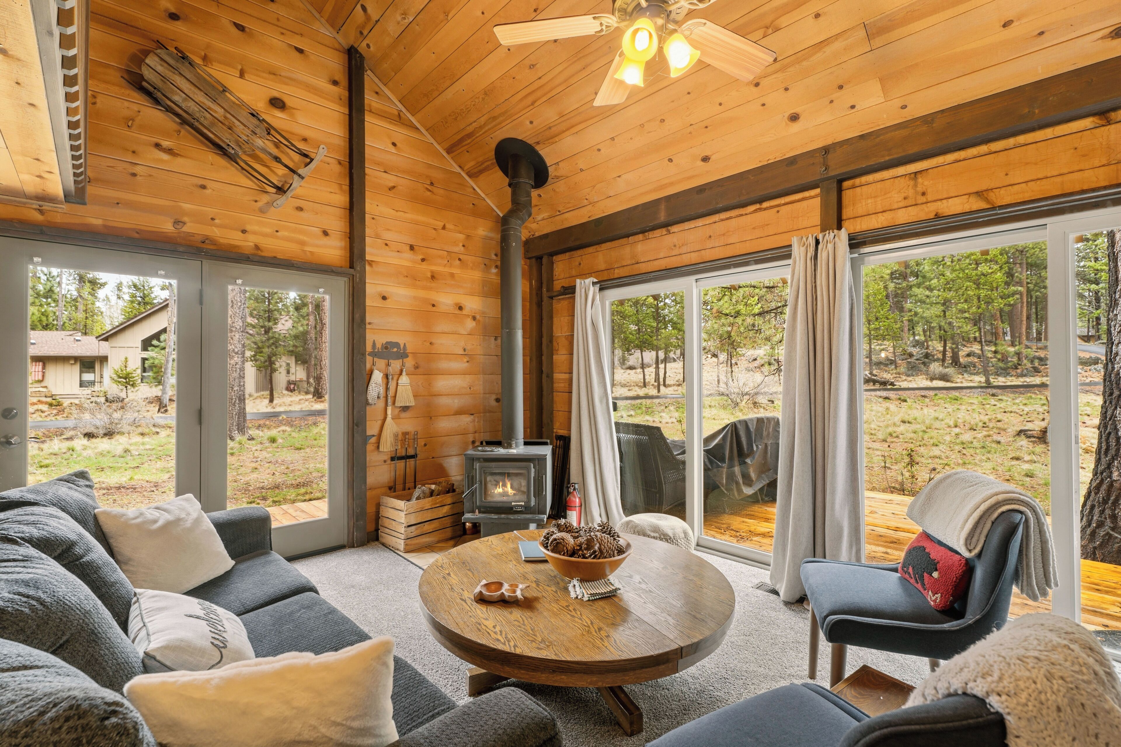 TV, DVD player, video library