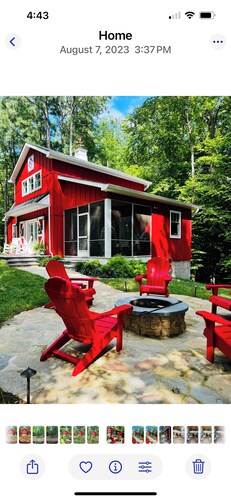 The Tiny Red Barn on the Reservoir - A Private Oasis Near Williamsburg Virginia