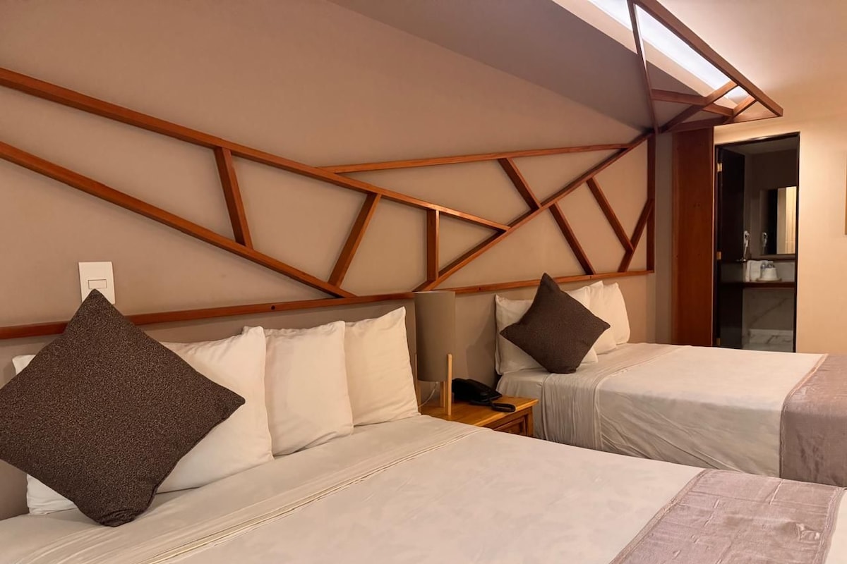 Standard Double Room | Memory-foam beds, desk, laptop workspace, blackout curtains