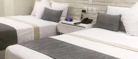 Chambre Supérieure, 2 lits doubles | Matelas mémoire de forme, décoration personnalisée
