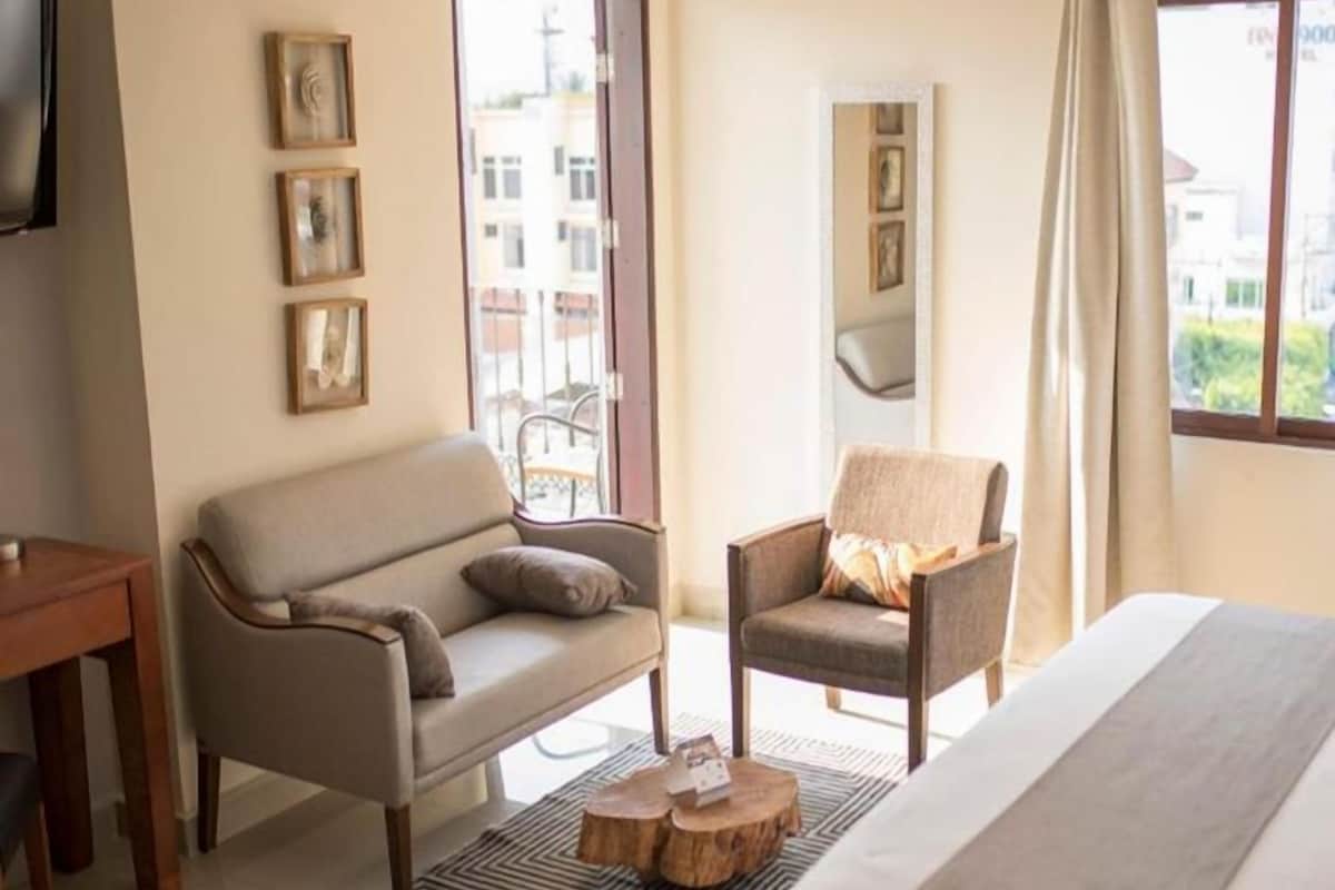Deluxe Room | Memory-foam beds, desk, laptop workspace, blackout curtains