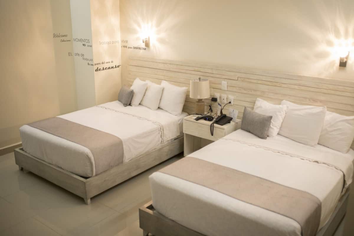 Superior kamer, 2 tweepersoonsbedden | Bedden met traagschuimmatras, individueel gedecoreerd