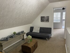 Smart TV, lareira, videogames, aparelho de som