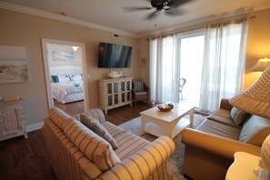 2 bedrooms, iron/ironing board, Internet, bed sheets - Emerald Isle 402 - Beach Chairs Included! Affordable rates! (Panama City Beach)