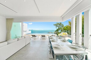 Luxury Sea View Pool Villa V 3-Bedroom | Living area - Unique Boutique Resort (Koh Samui)