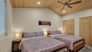 2 slaapkamers, een bureau, gratis wifi, beddengoed