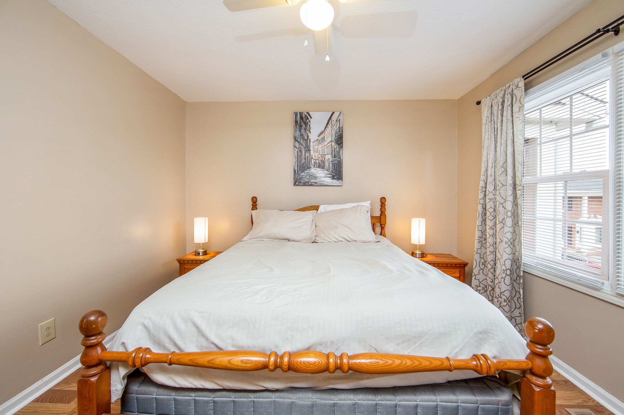 2 bedrooms, blackout curtains, free WiFi, bed sheets