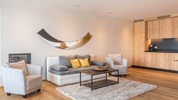 Télévision, cheminée