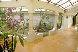 Interior entrance