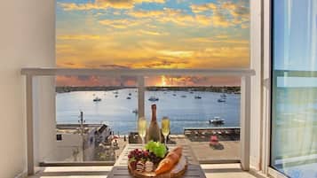 Appart'hôtel, 1 chambre, balcon, vue baie | Balcon