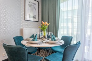 Dining - Ferienwohnung am Meer, Urlaub auf der Insel Usedom, Appartement Albus 419 (Swinoujscie)