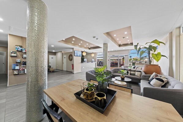 Lobby sitting area