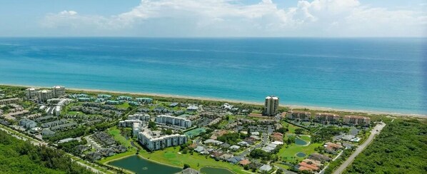 Aerial view - GV 5212 Golf Course View Condo-Paradise Vacation Rental in Ocean Village (Fort Pierce)