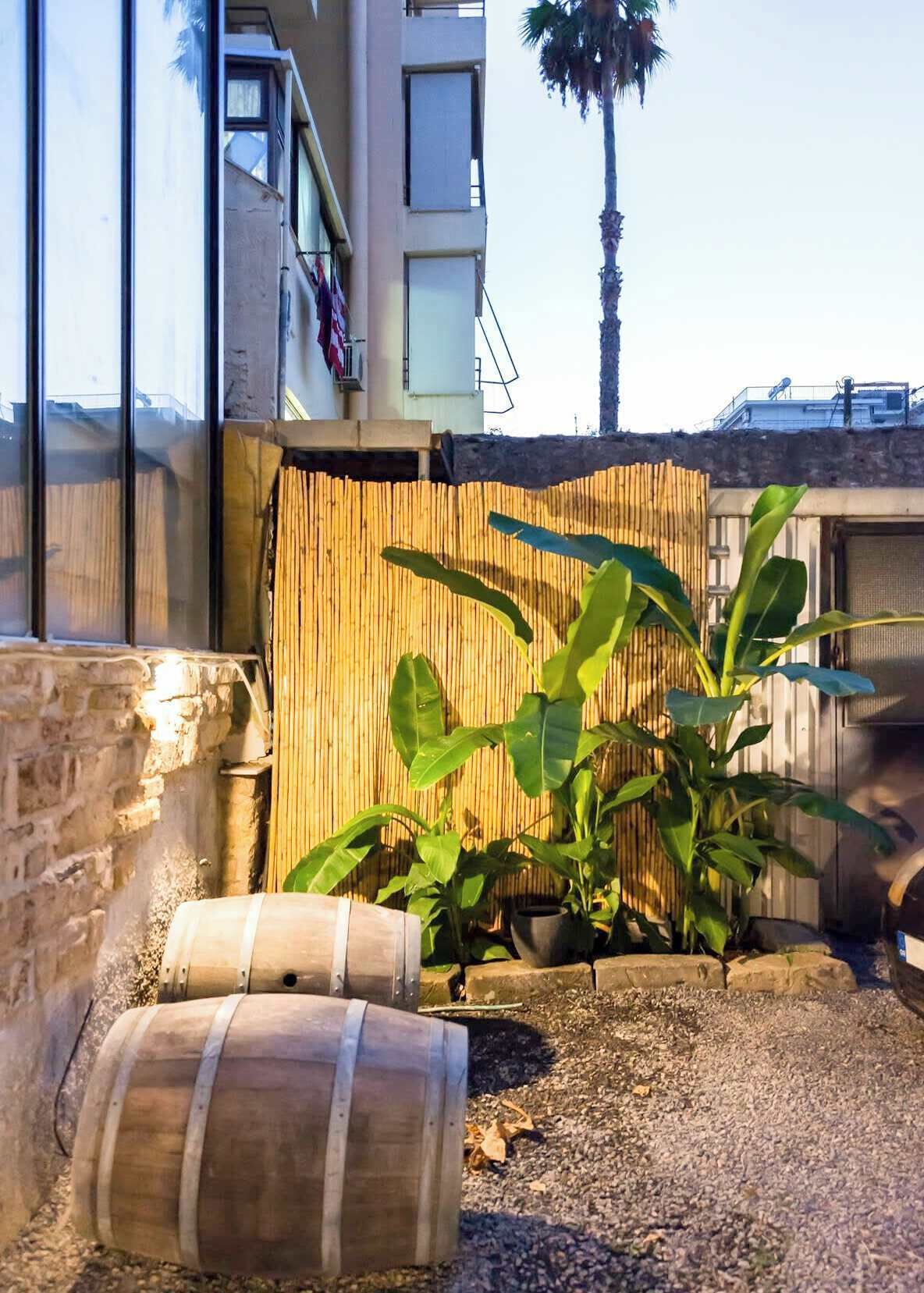 Romantic furnished patio