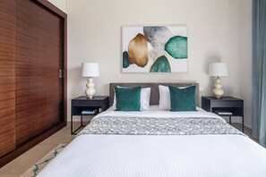 1 bedroom, laptop workspace, iron/ironing board, WiFi