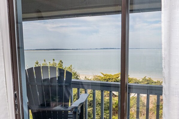 Interior - Waterfront! Top floor, corner unit. Beautiful beach & water views! (Tybee Island)