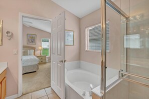 Bathroom - No Rear Neighbors, Near Disney Spacious Home With CDC Standards #3hr836 (Davenport)