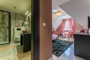 1 غرفة نوم ومكواة/لوح كي وواي فاي وملاءات أسرّة