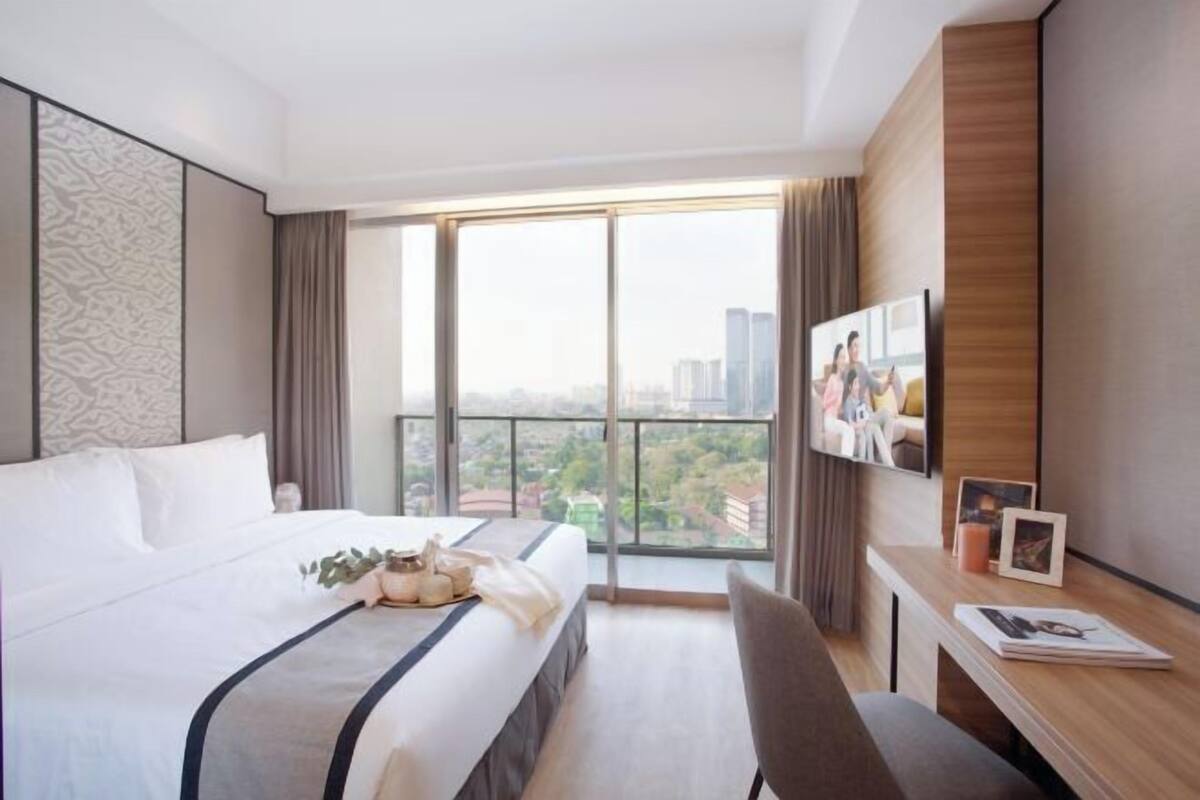 1 quarto, roupas de cama premium, cofres nos quartos, escrivaninha