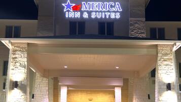 Overnatningsstedets facade