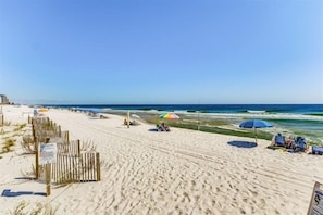 On the beach