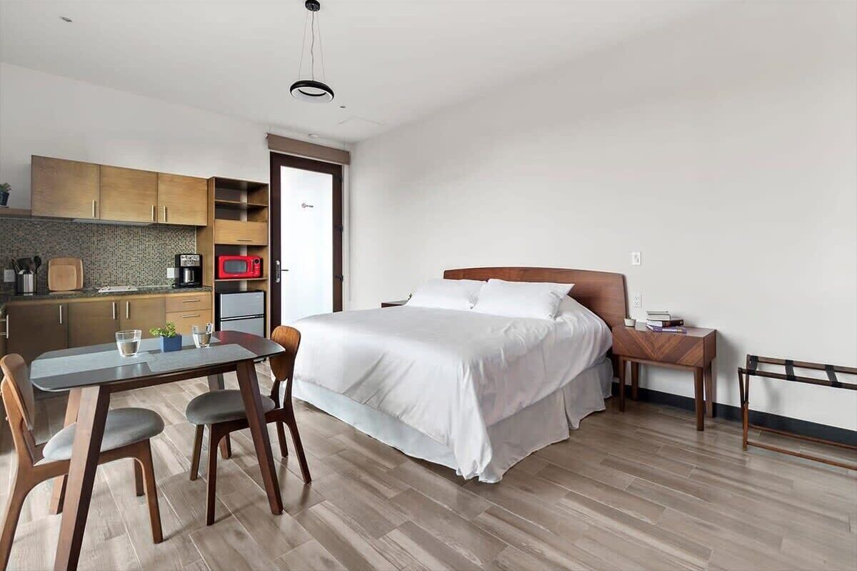 1 室のベッドルーム、WiFi、ベッドシーツ