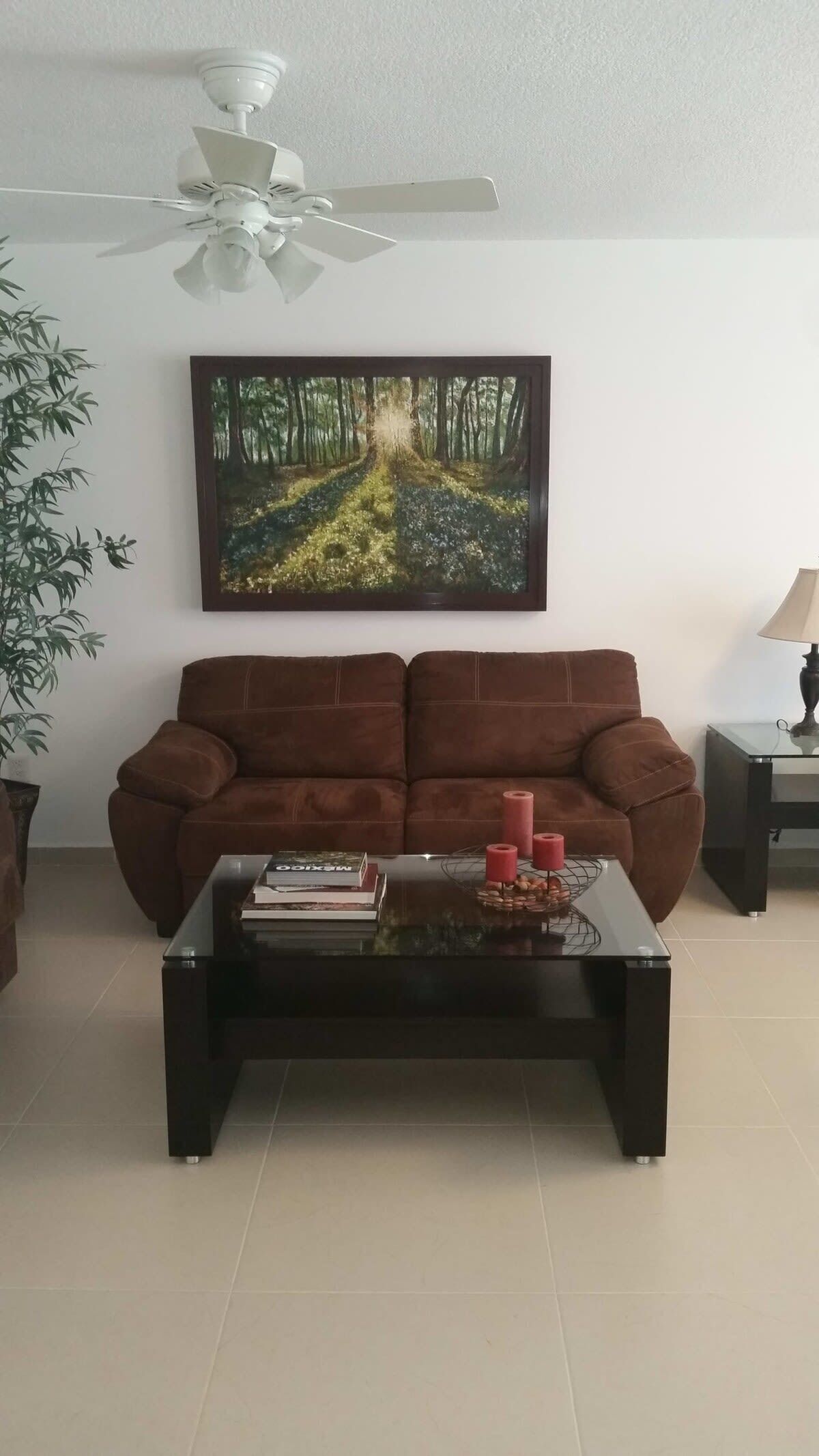 Una televisión, videojuegos, una oficina