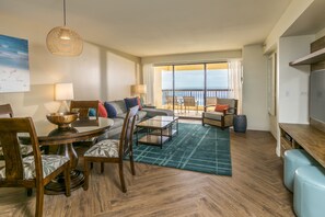 TV, DVD player - 2BOF2 Aston Waikiki Beach Tower: 2 Br with Ocean Front Views & Full Kitchen (Honolulu)