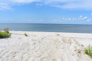 On the beach, sun-loungers - Soul Surfing II-August 2020: Breathtaking Sunset Island Views & Private Beach (Dauphin Island)