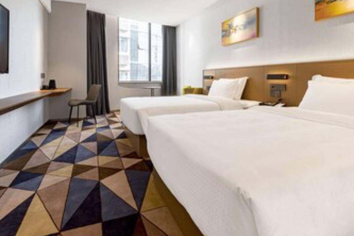 Blackout curtains, free WiFi, bed sheets