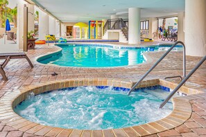 Indoor pool, outdoor pool