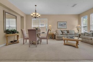 Smart TV, DVD player, table football, ping pong