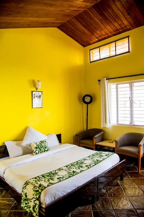 Cottage, uitzicht op bergen | Verduisterende gordijnen, gratis wifi, beddengoed