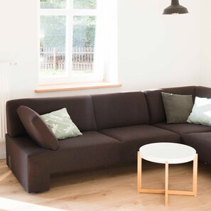 Televisión y chimenea 