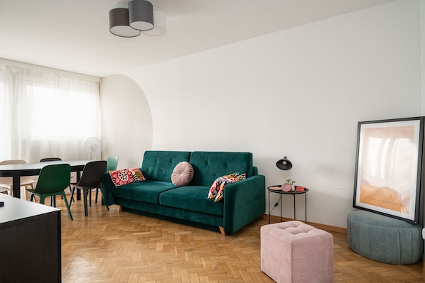 Family Apartment | Living area | Flat-screen TV