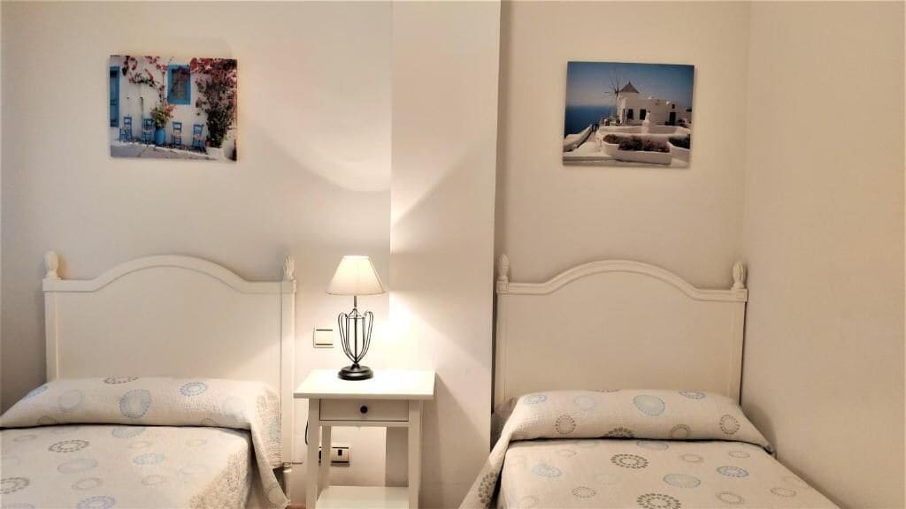 deluxe apartment, 2 bedrooms, private pool | cots/infant beds, bed sheets