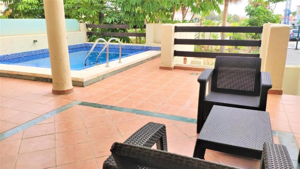 deluxe apartment, 2 bedrooms, private pool | terrace/patio
