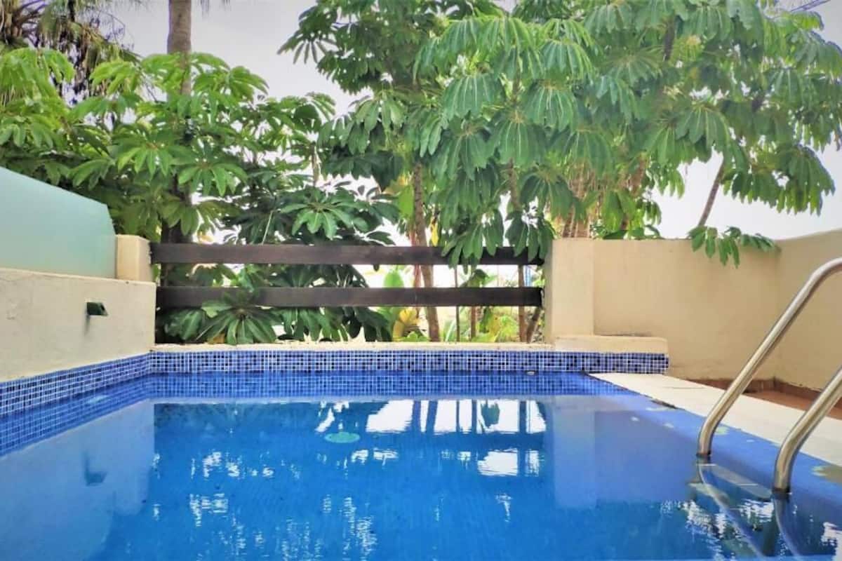 Departamento Deluxe, 2 habitaciones, alberca privada | Alberca privada