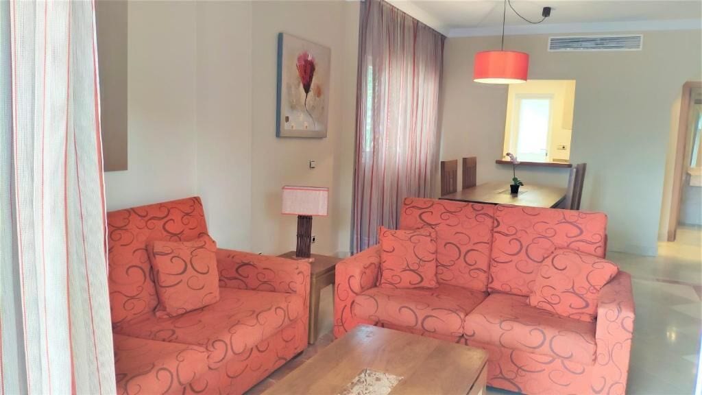 deluxe apartment, 2 bedrooms, private pool | living area | 42-inch flat-screen tv with digital channels, tv