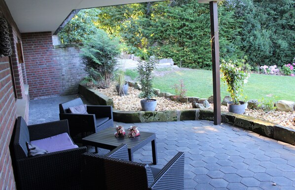 Terrace/patio - Apartment at the mill - 45m² ideal for 2 cyclists (Bad Bentheim)