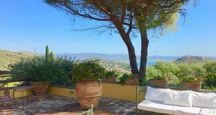 Porto Ercole, Villa della Fonte, Large Pool, Fabulous Sea Views