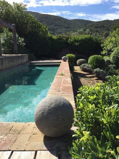 Porto Ercole, Tuscany Coast: Classic Charm in Fabulous 18th c. Farmhouse now Chic Designer Villa w P