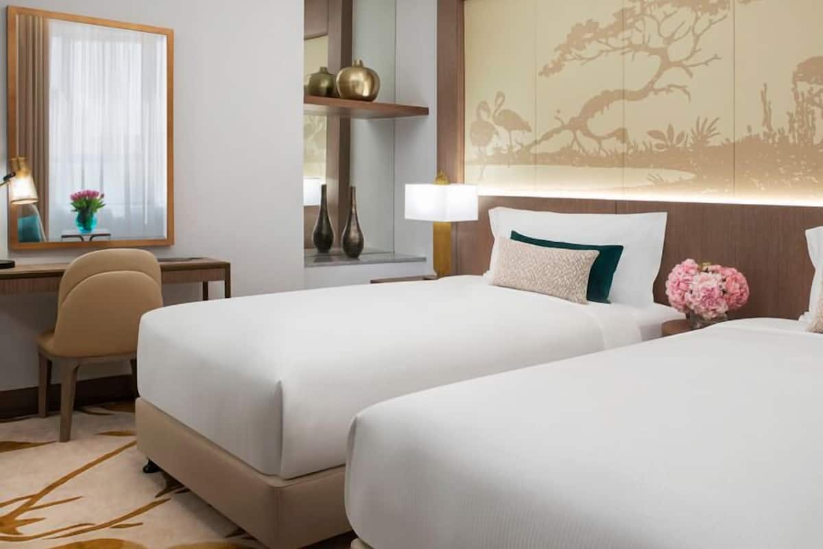 Room, 2 Twin Beds, City View | Premium bedding, down comforters, desk, blackout drapes