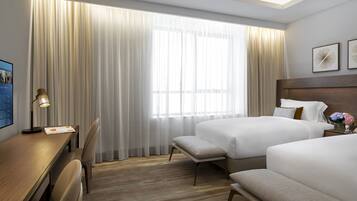 Ropa de cama de alta calidad, edredón, escritorio y cortinas blackout