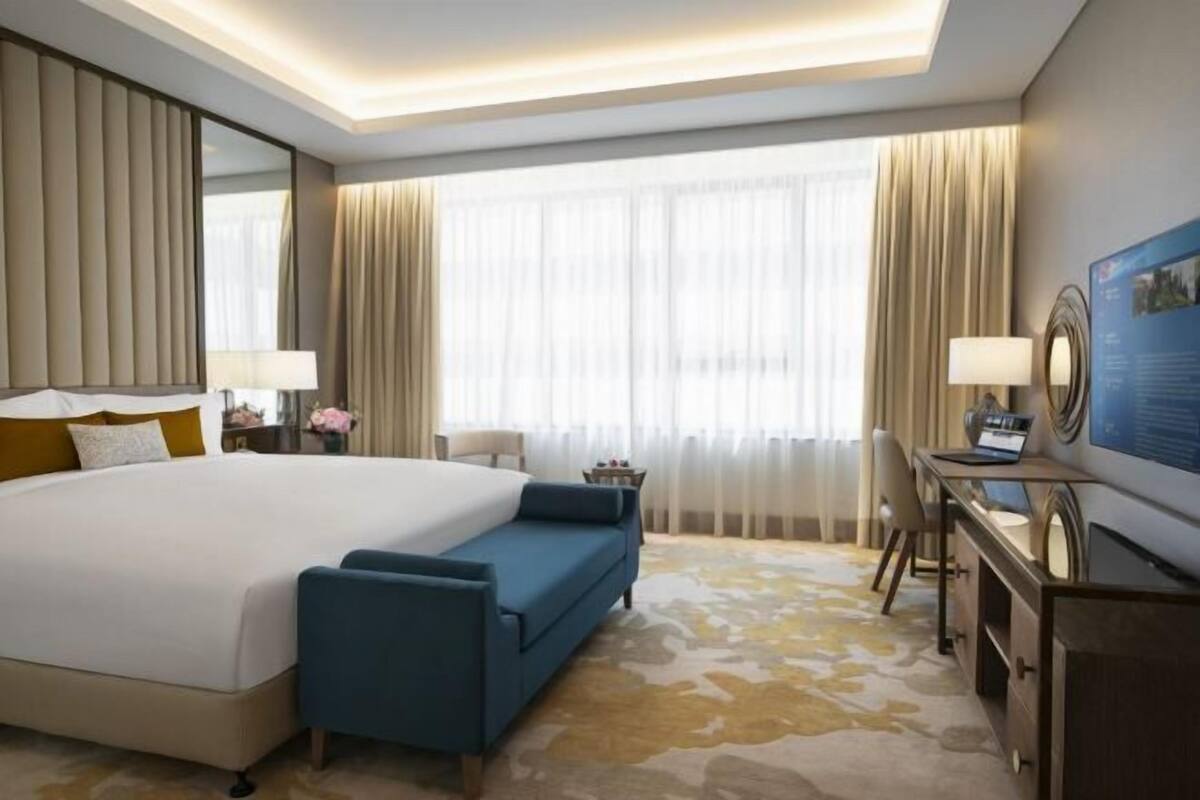 Sängtillbehör av högsta kvalitet, duntäcken och skrivbord