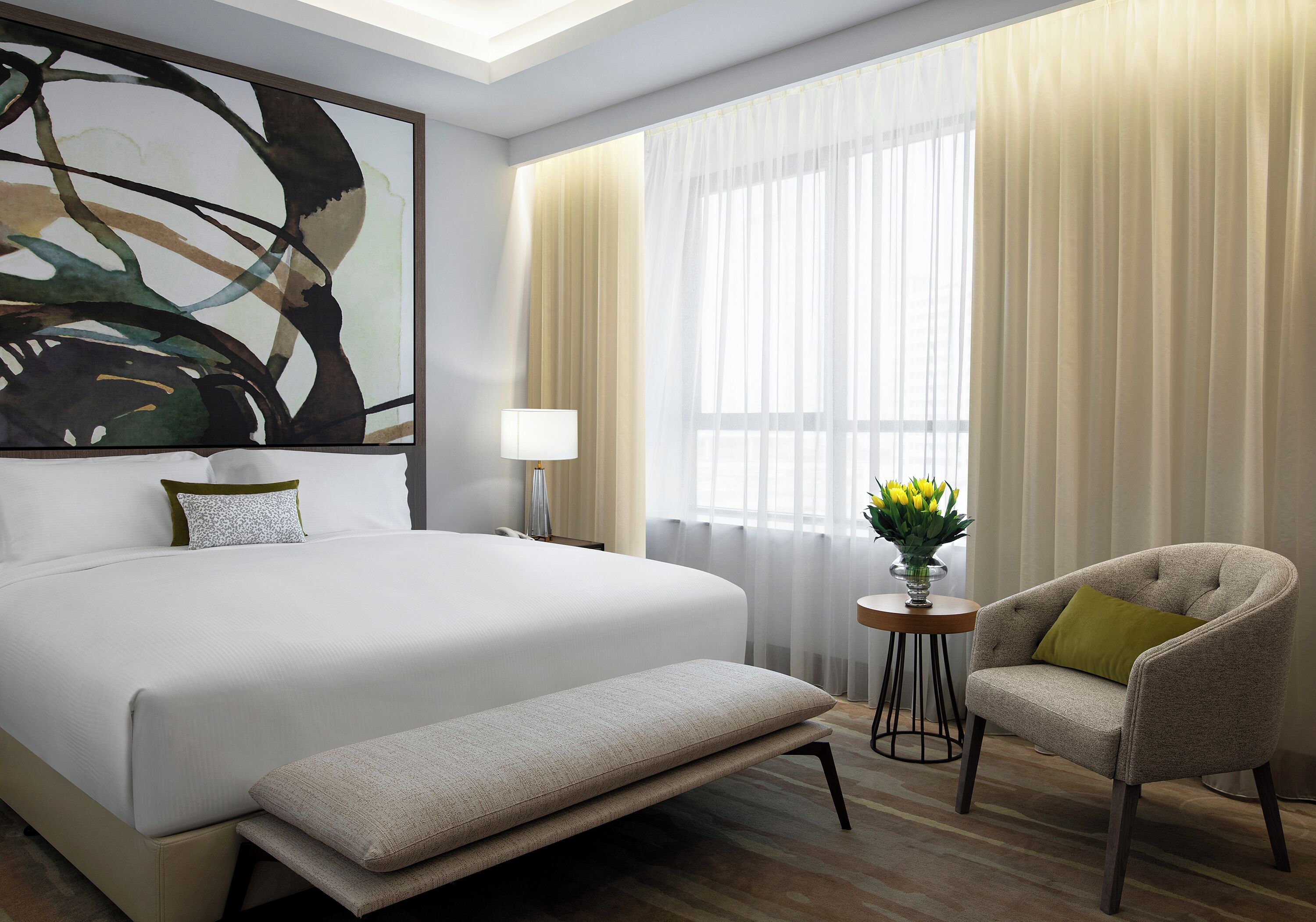 Suite, 2 chambres, vue sur la ville | Literie de qualité, couette en duvet