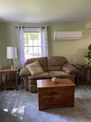 Smart-TV, Kamin, Bücher